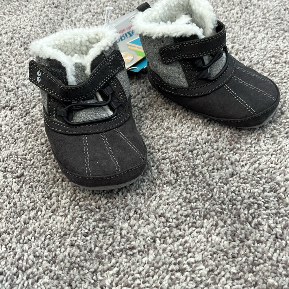 Surprize by Stride Rite Grey/Dean 6-12months